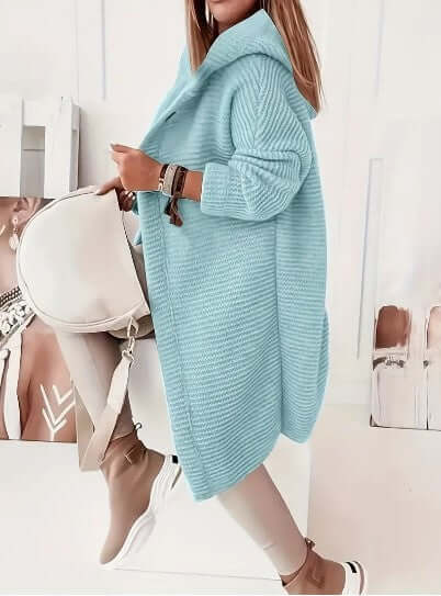 Women's Loose Hooded Cardigan
