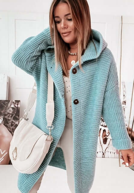 Knitted Cardigan with Buttons