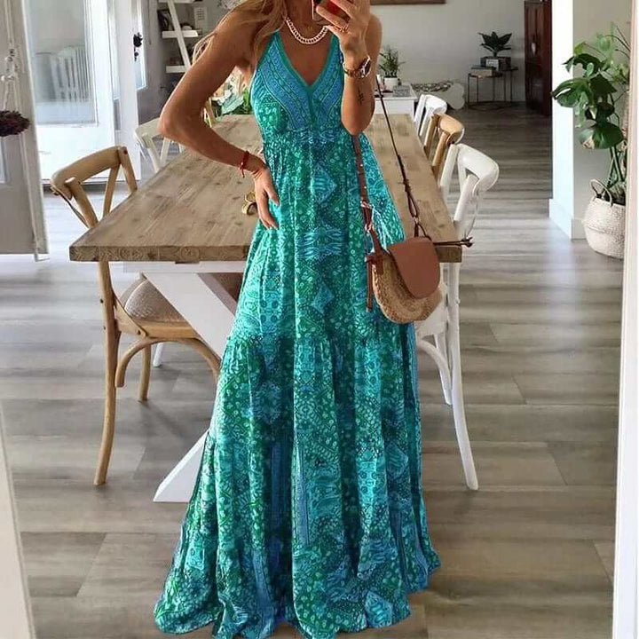 Women's Boho Maxi Dress