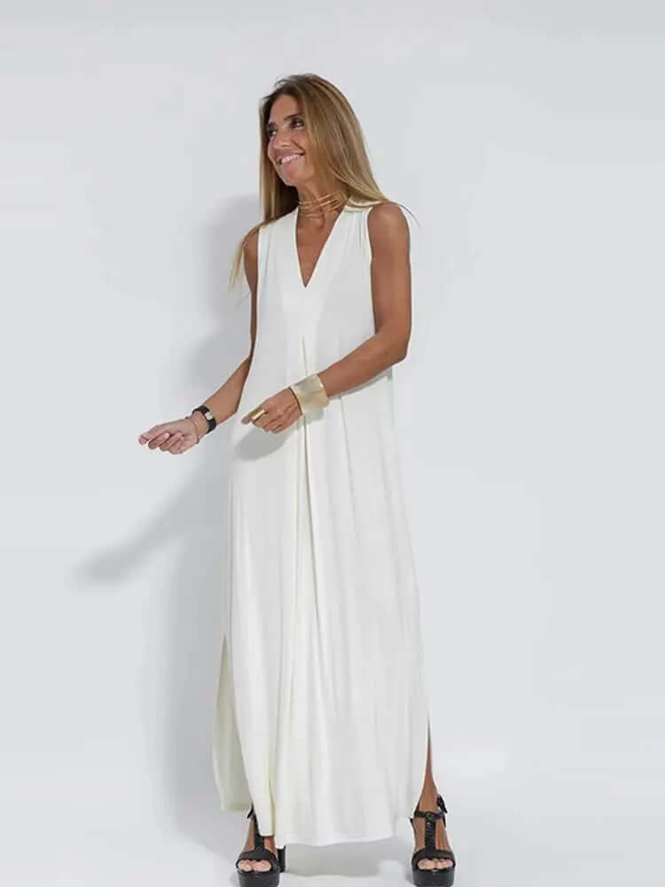 Sleeveless Maxi Dress - Light Formal