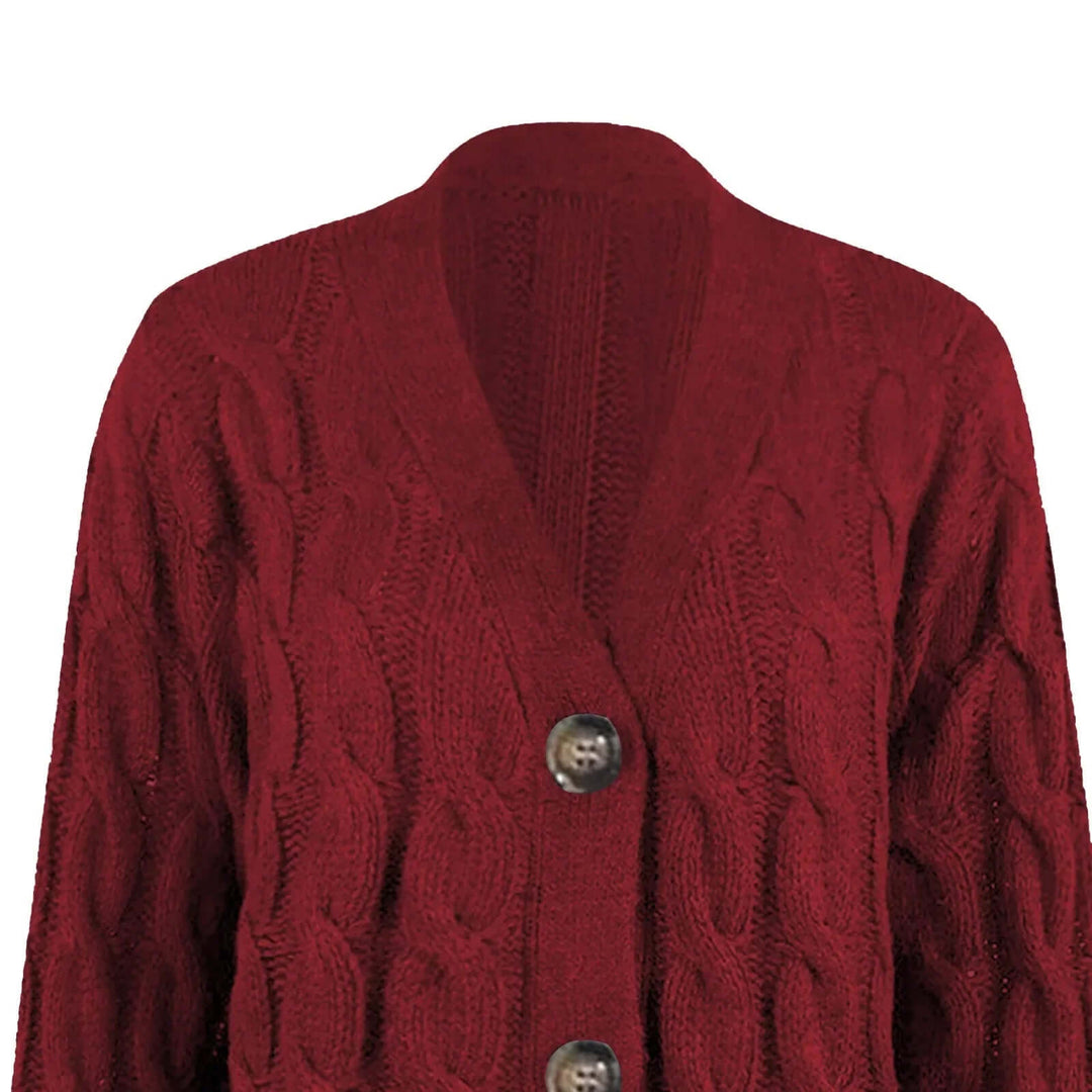 Women's Knitted Long Sleeve Sweater