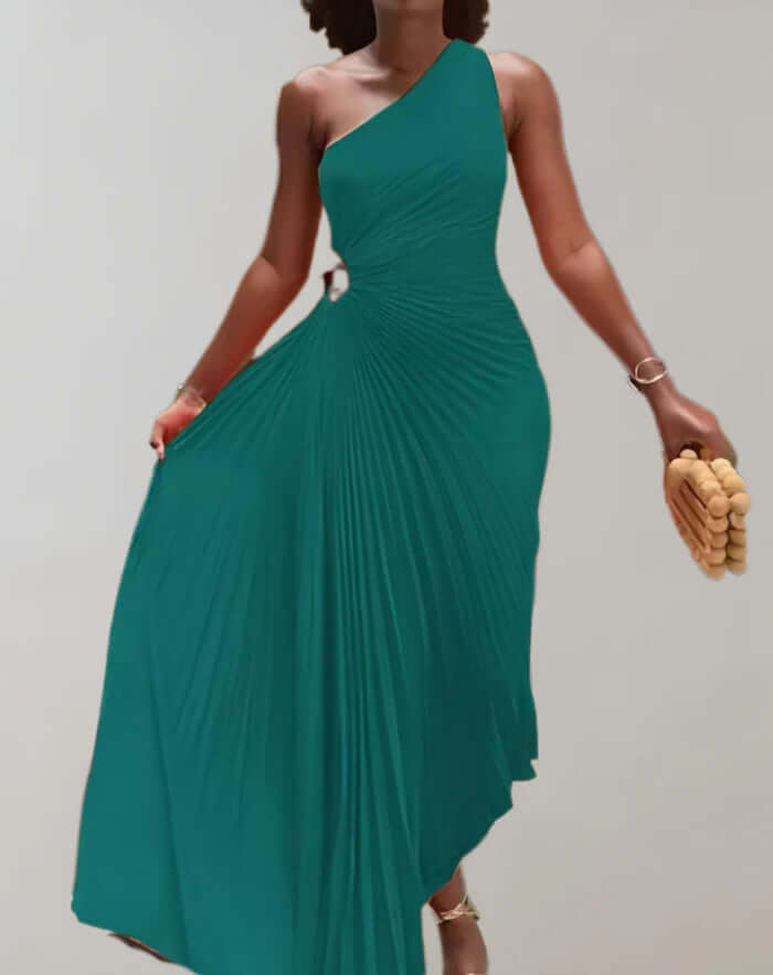 Elegant Off-Shoulder Maxi Dress