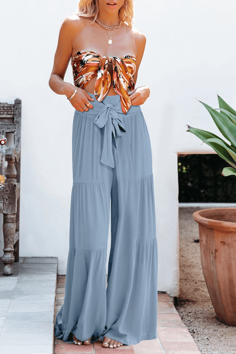 Women's Loose High Waist Wide Leg Pants