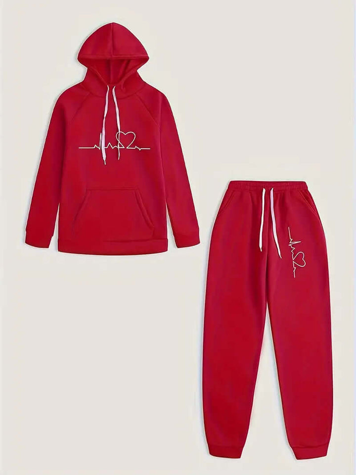 Women's Sportswear Hoodie and Pants Set