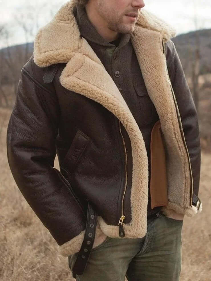 Shearling Sheepskin Flying Jacket