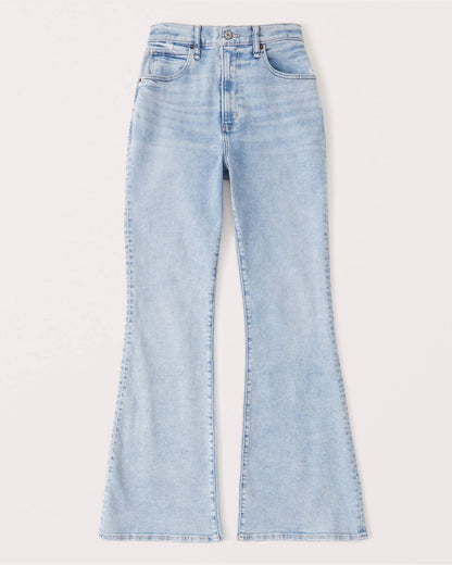 Women's High-Waisted Casual Jeans