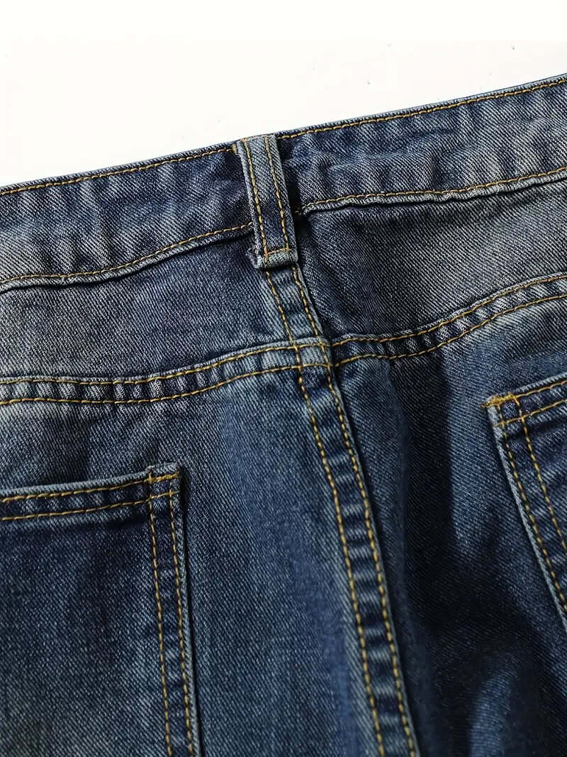 Women's High-Waisted Loose Denim Jeans