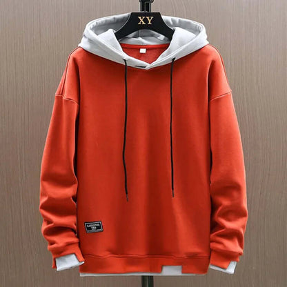 Classic Men's Pullover Hoodie with Hood and Pockets