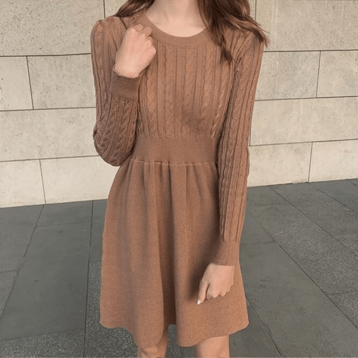 Women's Knitted Midi Dress