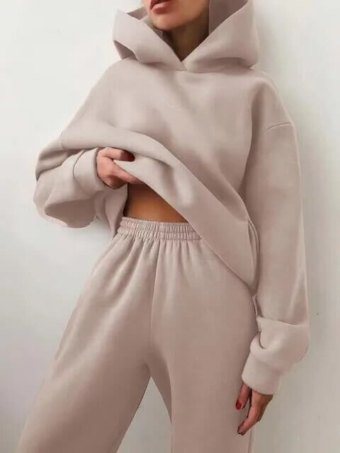 Women's Oversized Two-Piece Tracksuit Set