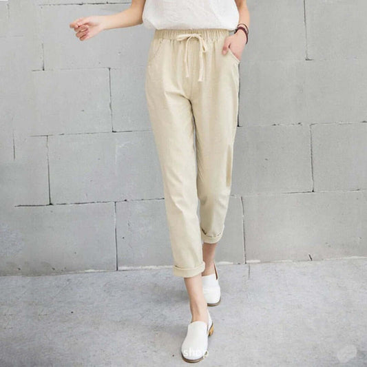 Casual Straight-Leg Trousers