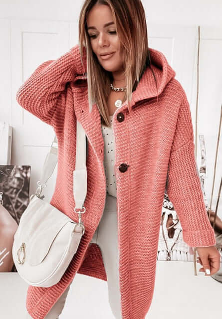 Knitted Cardigan with Buttons