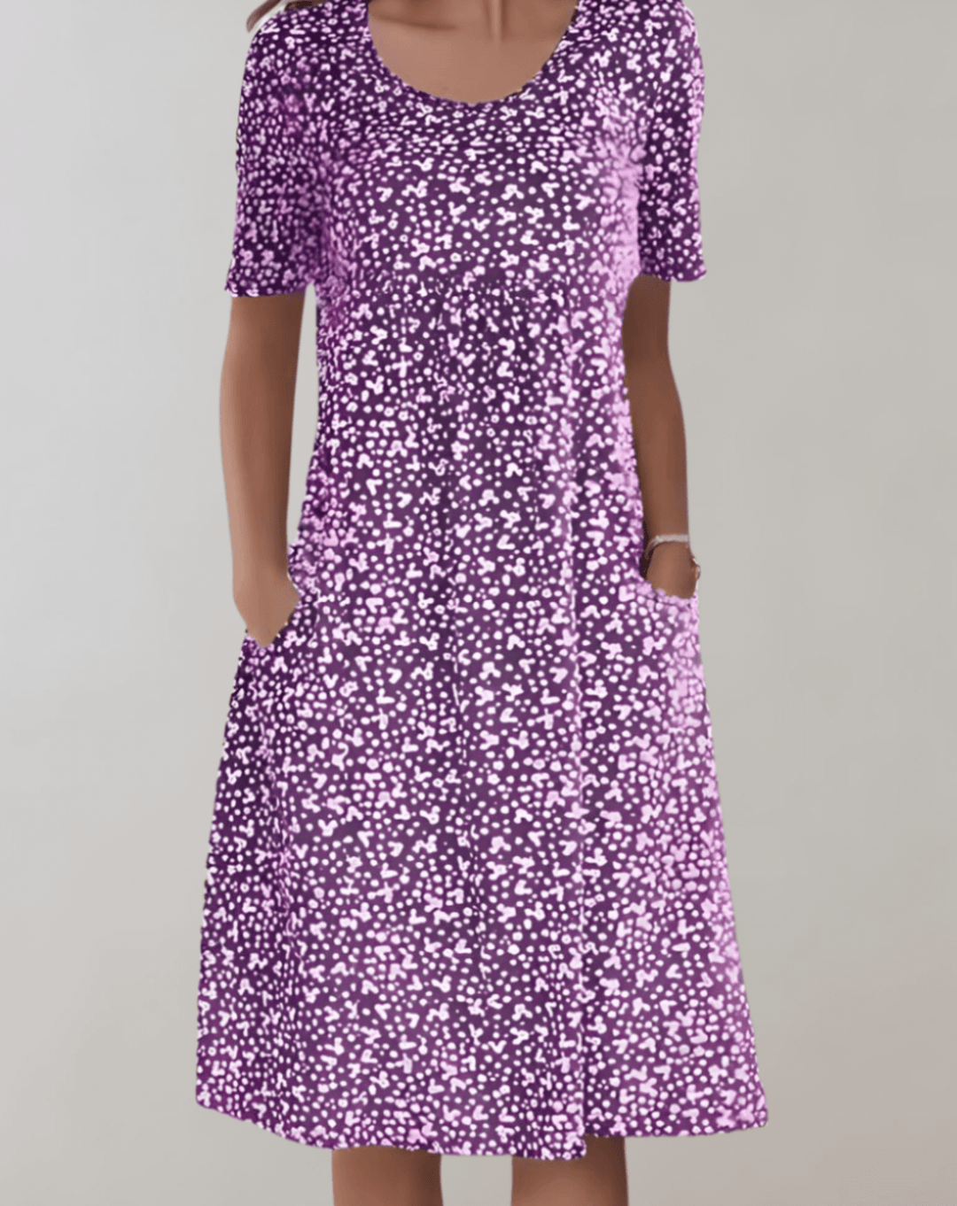 Women's Lightweight Summer V-Neck Dress
