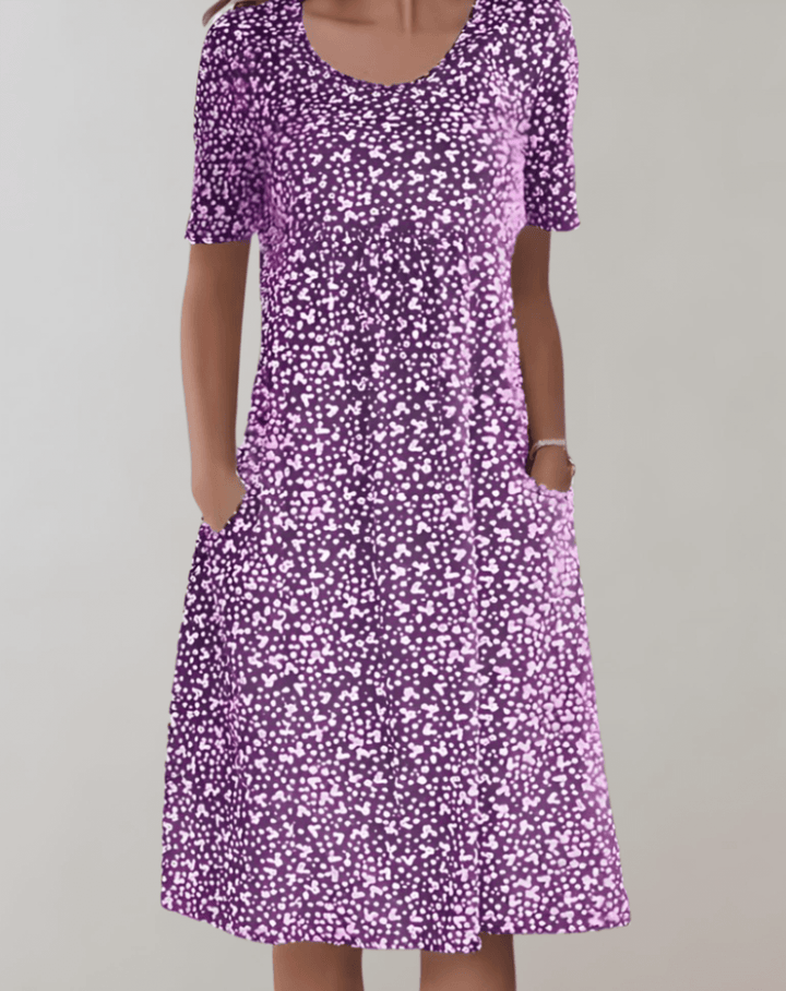 Women's Lightweight Summer V-Neck Dress