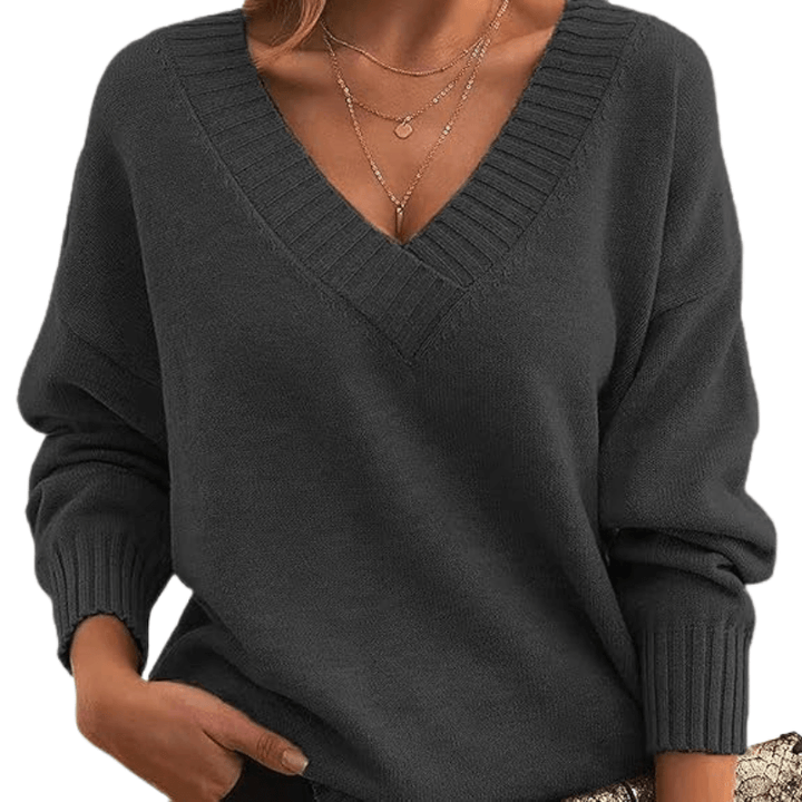 Women's V-Neck Cashmere Sweater