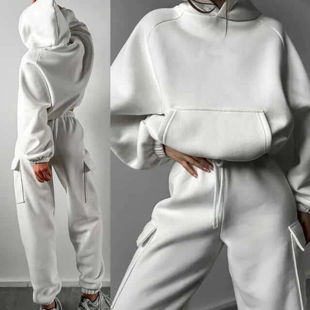 Women's Relaxed Fit Hoodie and Jogger Set