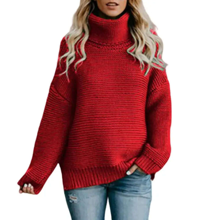 Women's Loose Roll Neck Sweater