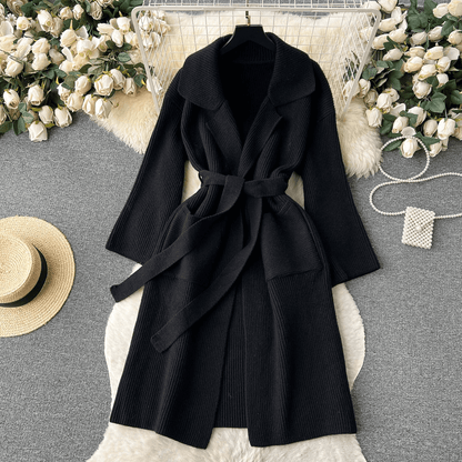 Women's Long Knit Cardigan