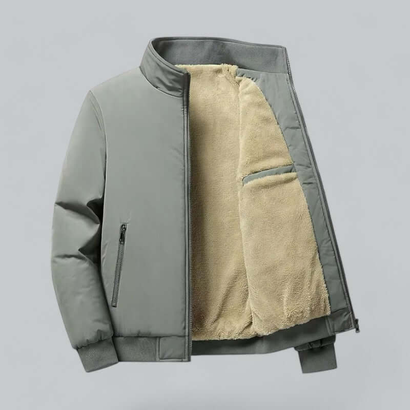 Men's Water-Resistant Fleece Winter Jacket