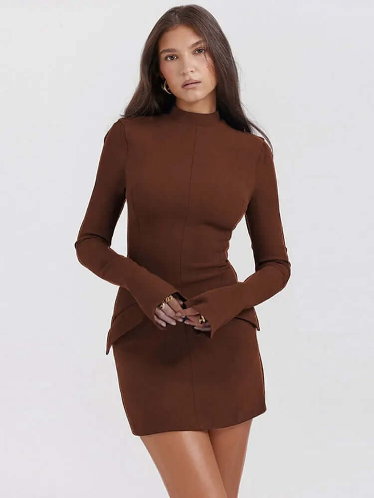 Women's Turtleneck Sweater Dress