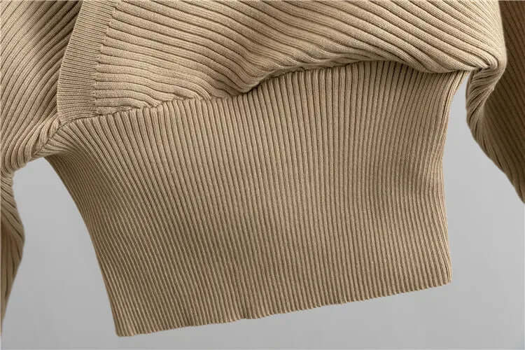 Women's Ribbed Knit Lounge Set with Harem Pants