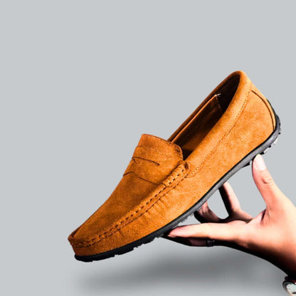 Men's Suede Slip-On Loafers