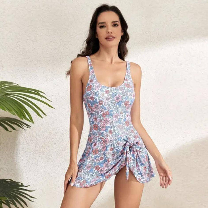 Tummy Control Ruched One-Piece Swimsuit