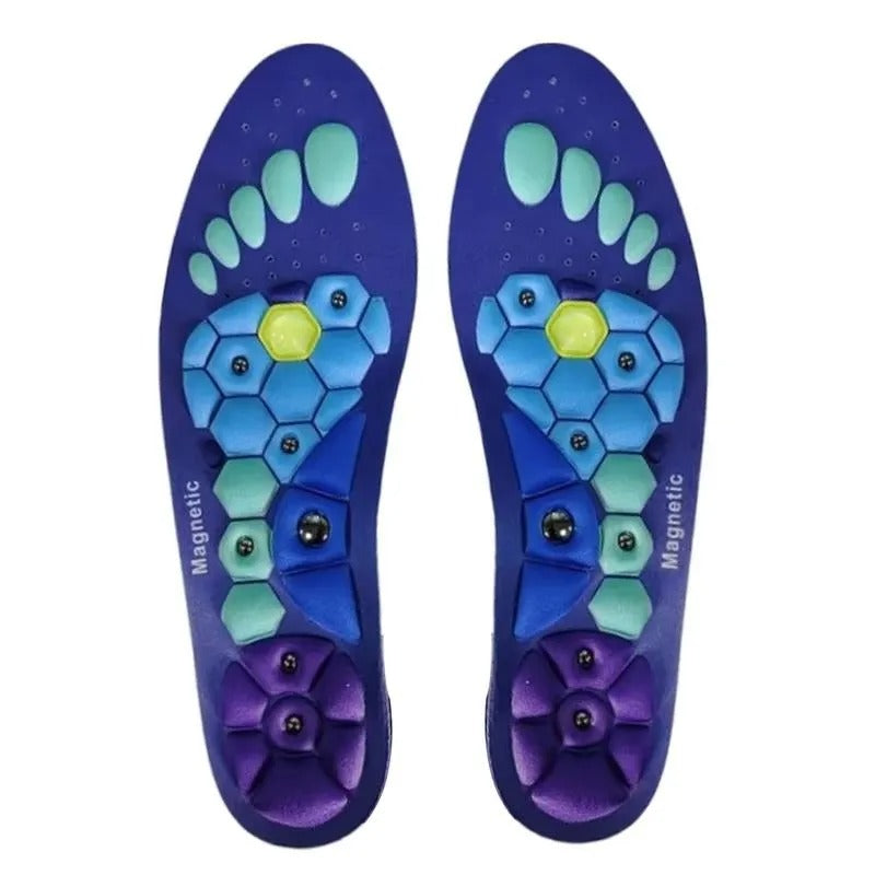 Unisex Magnetic Acupressure Insoles for Pain Relief & Comfort