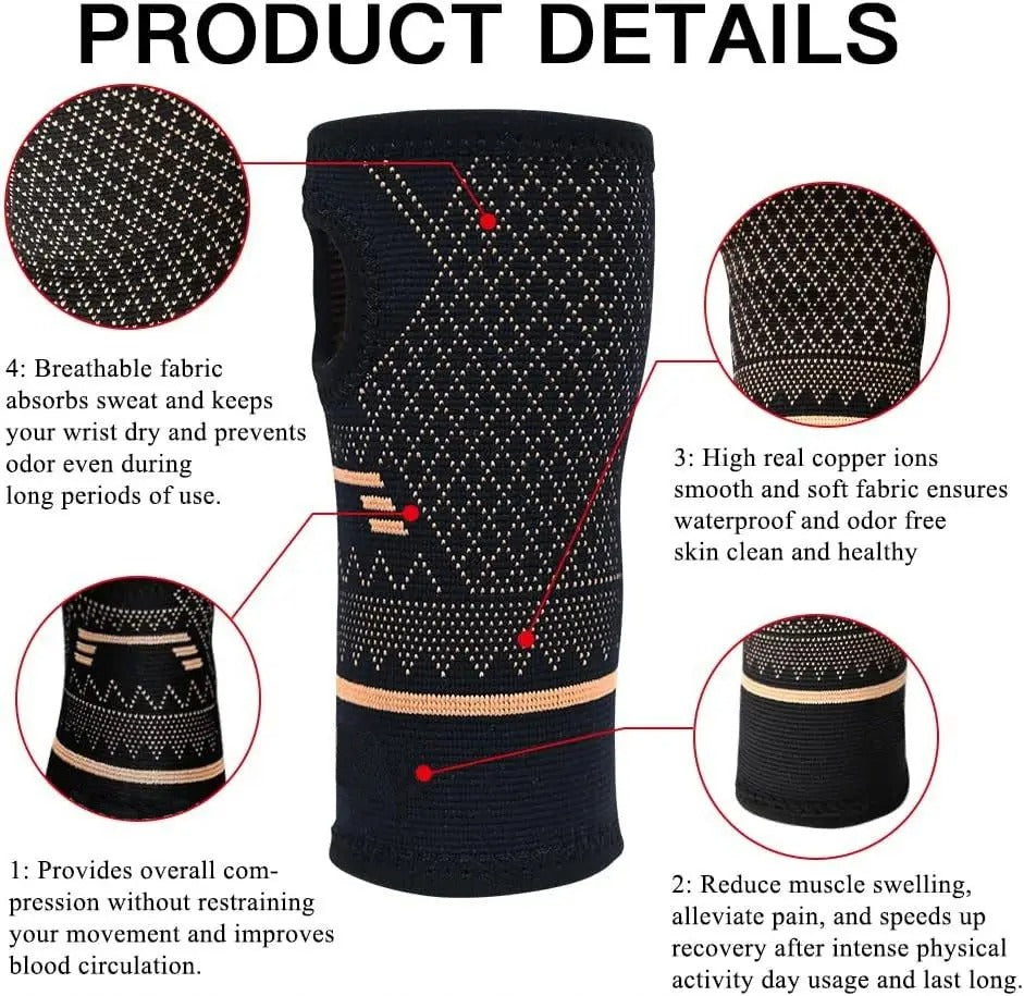Unisex FlexiSupport Wrist Brace for Injury Relief