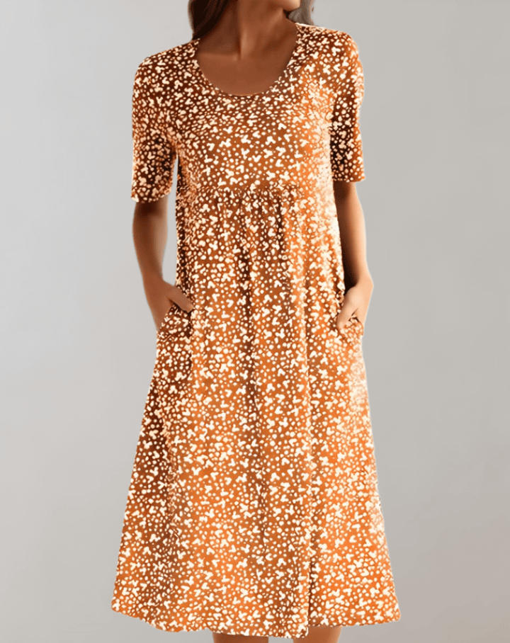 Women's Lightweight Summer V-Neck Dress