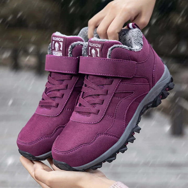 Women's Fur-Lined Winter Ankle Snow Boots