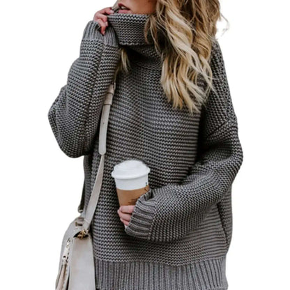 Women's Loose Roll Neck Sweater