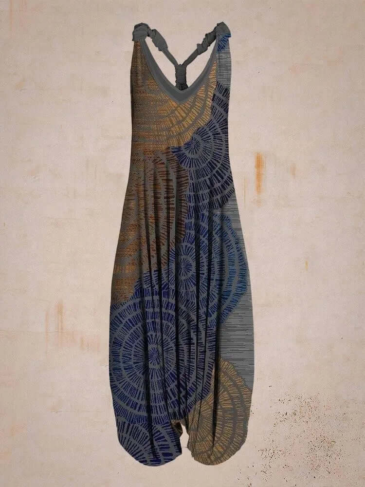 Women's Boho Sleeveless Jumpsuit