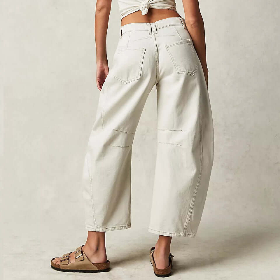 Women's High-Waisted Wide Leg Jeans