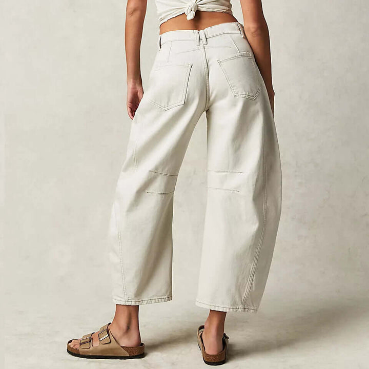 Women's High-Waisted Wide Leg Jeans