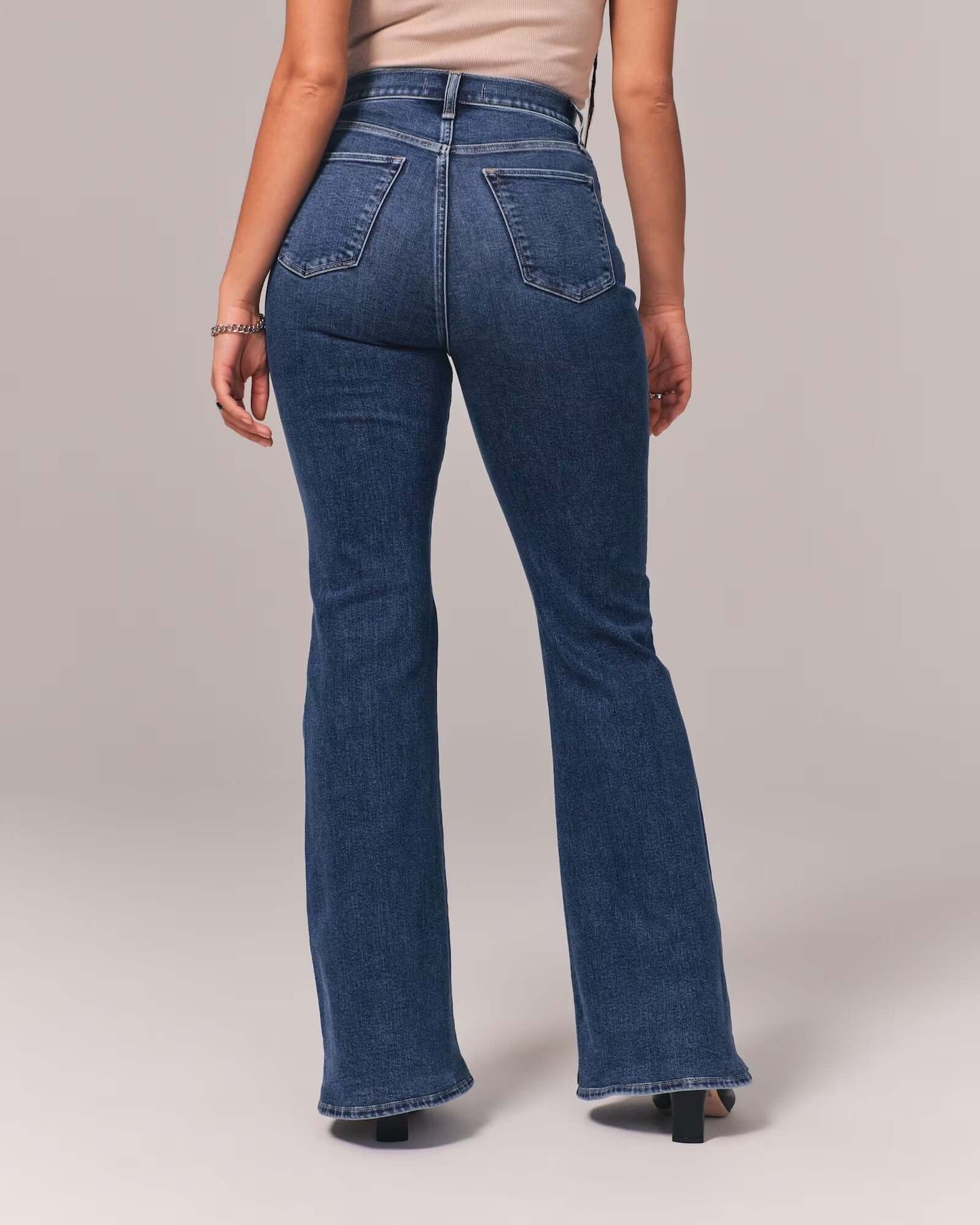 Women's High-Waisted Casual Jeans