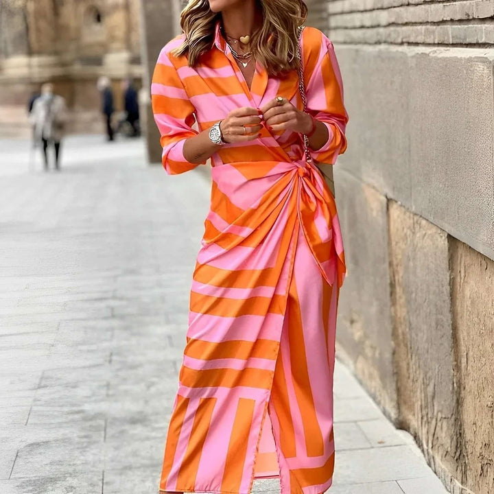 Women's Printed Wrap Dress