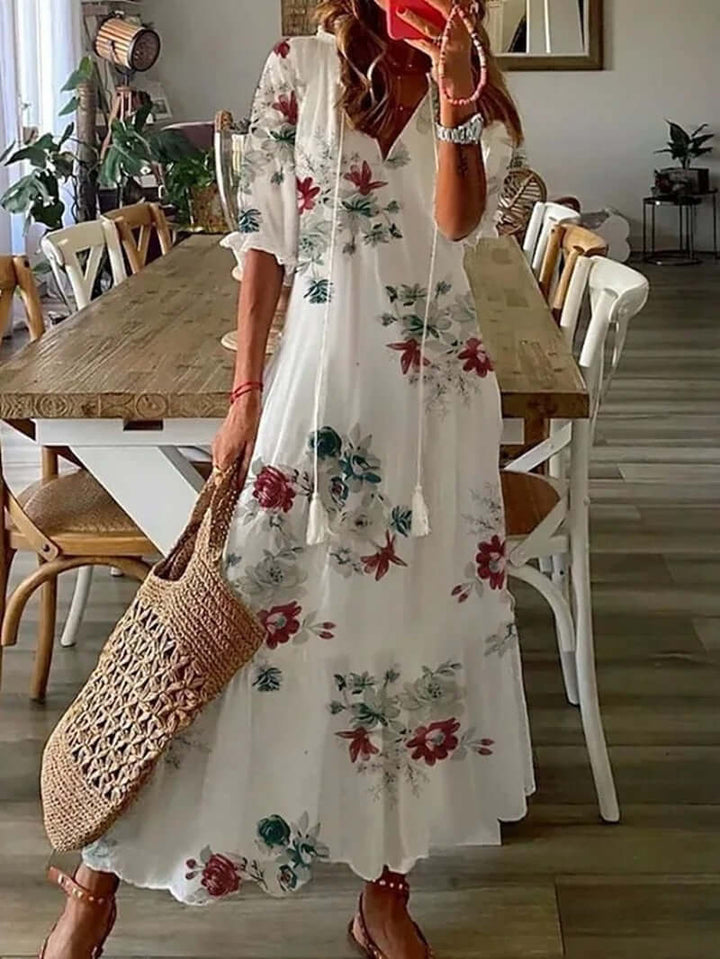 Bohemian Maxi Dress - Women's Summer Dress