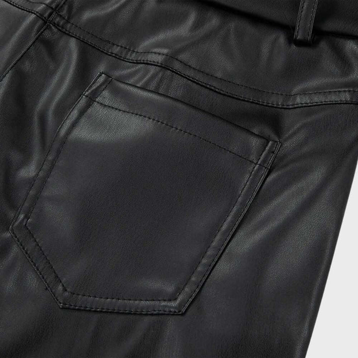 Women's High-Waisted Straight Leg Trousers