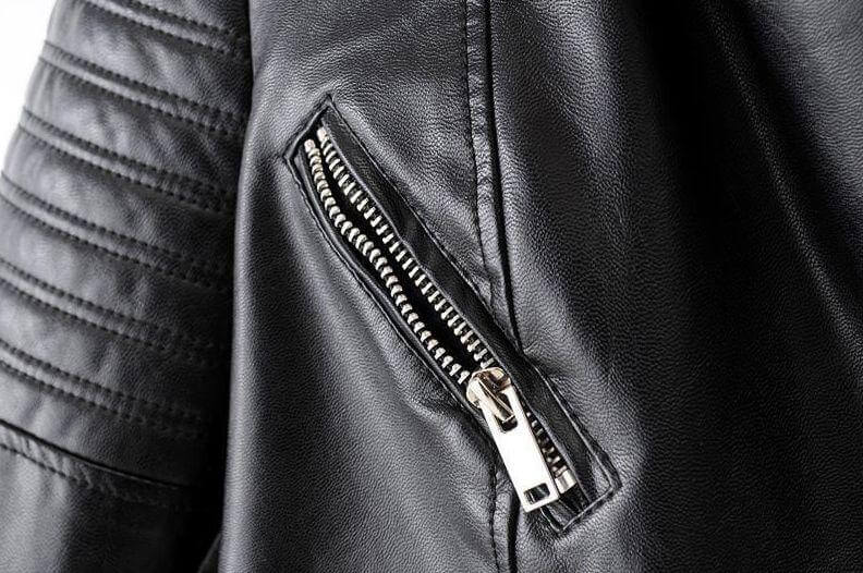 Women's Classic Leather Biker Jacket