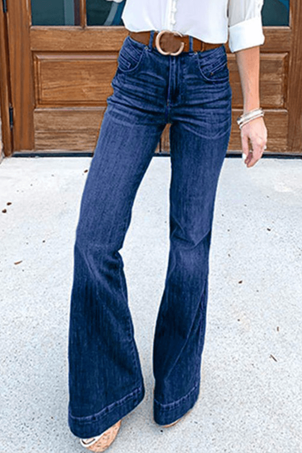 Women's Vintage Flared Denim Jeans