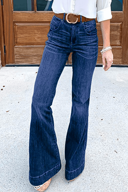 Women's Vintage Flared Denim Jeans