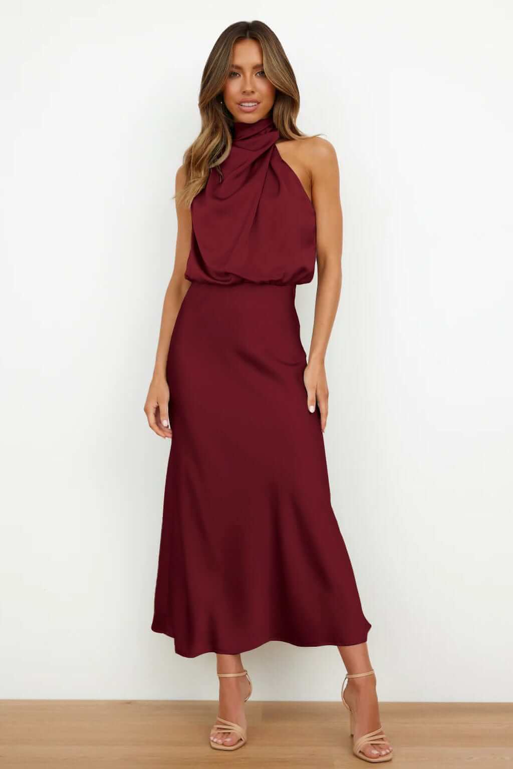 Women's Satin Evening Dress