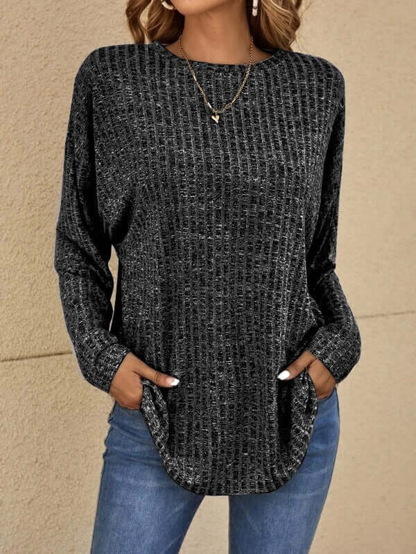 Women's Knitted Stretchy Casual Top