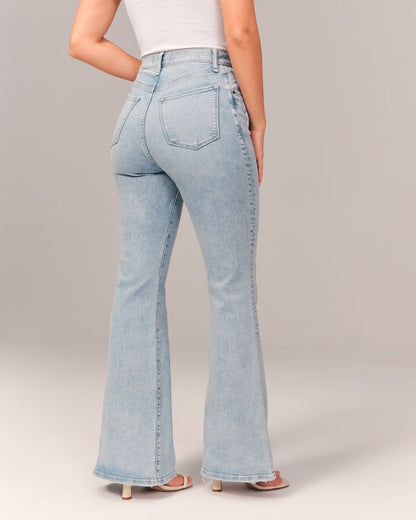 Women's High-Waisted Casual Jeans