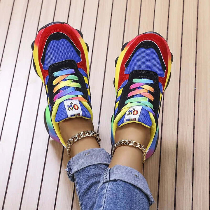 Women's Colorful Chunky Trainers