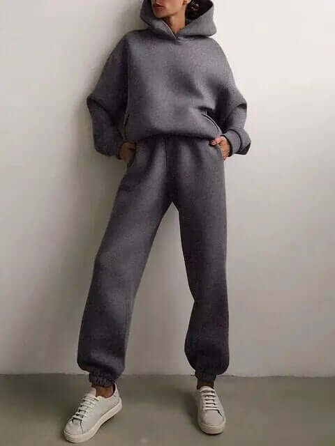 Women's Oversized Two-Piece Tracksuit Set