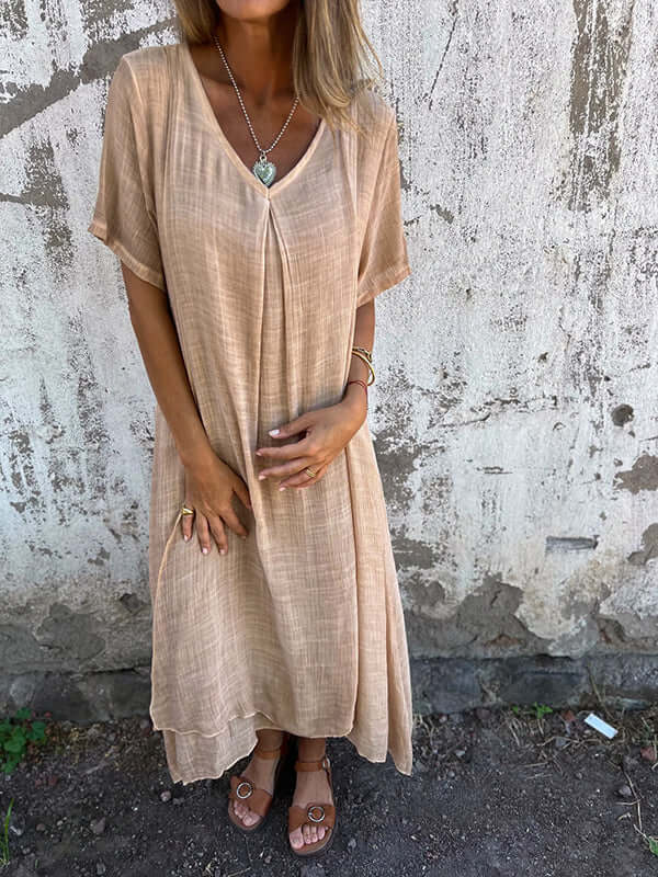 Cotton Maxi Dress - Casual Summer Dress