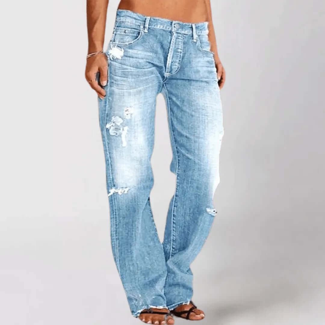 Women's Mid-Rise Bootcut Stretch Jeans