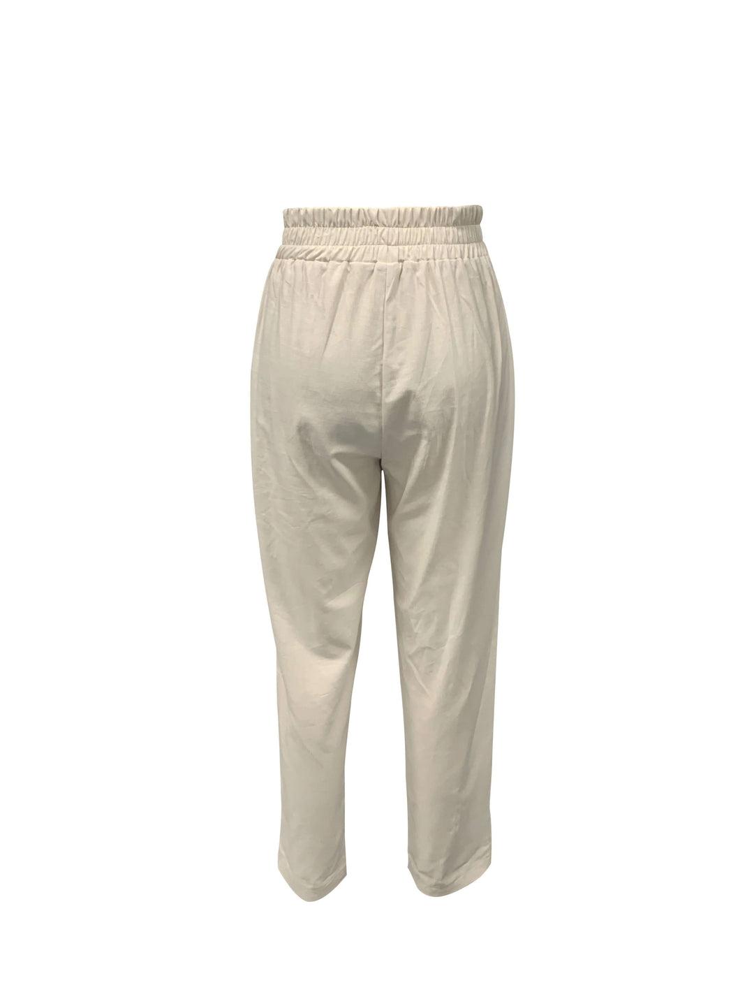 Women's Relaxed Fit Cotton Joggers - Drawstring - Cuffed